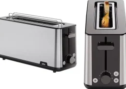 Tostador BRAUN 1 Ranura Larga Inox 1000W HT1610BK