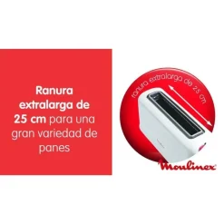 Tostador MOULINEX Principio 1 Ranura larga LS160111