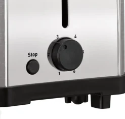 Tostador MOULINEX 2 Ranuras Largas Termostato 6 Niveles de Tostado Acero Inox LS330D11