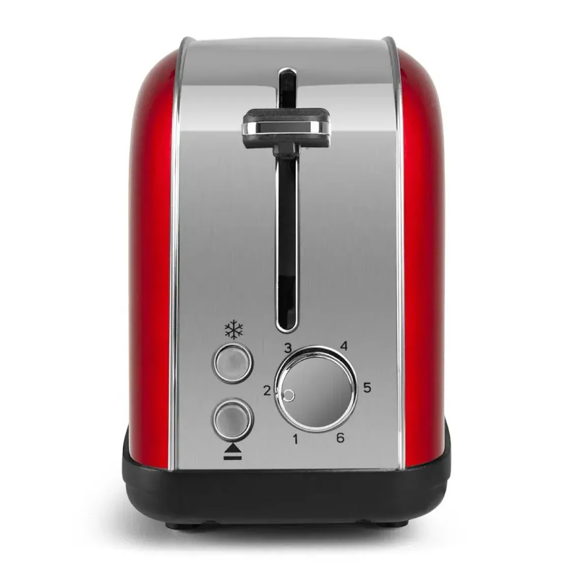 Tostador Orbegozo 1 Ranura Larga Rojo Inox Vintage TO6200
