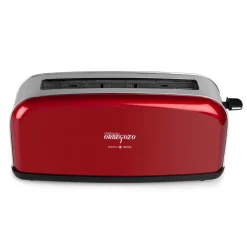Tostador Orbegozo 1 Ranura Larga Rojo Inox Vintage TO6200