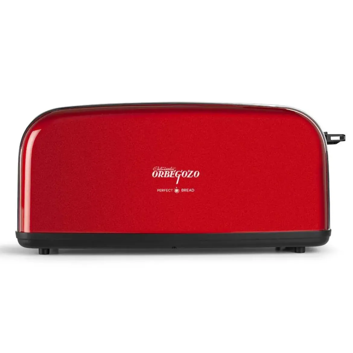 Tostador Orbegozo 1 Ranura Larga Rojo Inox Vintage TO6200