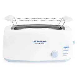 Tostador Orbegozo 2 Ranuras Largas 1400W Descongelación TO4500