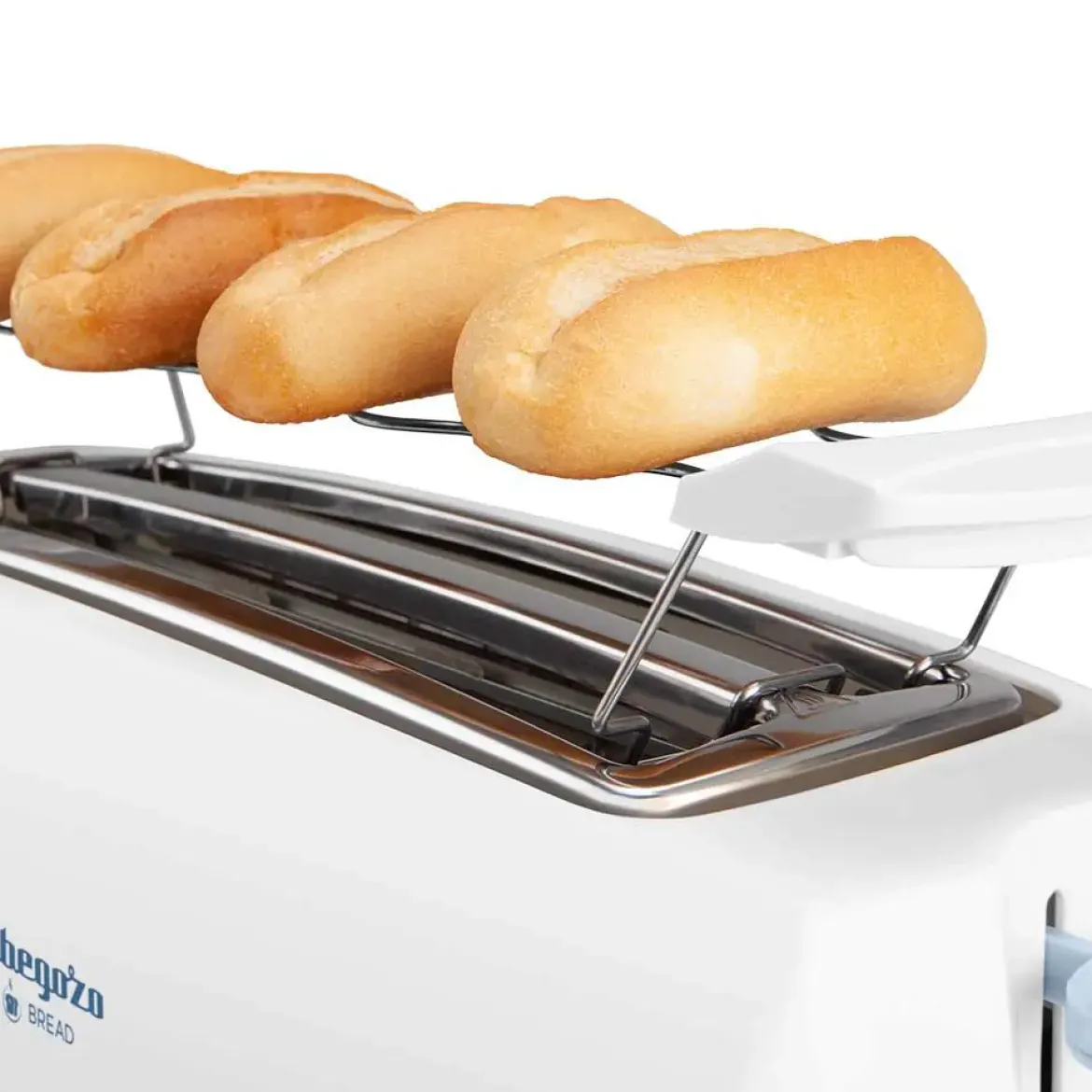 Tostador Orbegozo 2 Ranuras Largas 1400W Descongelación TO4500