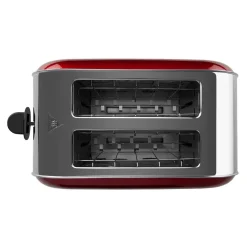 Tostador Orbegozo 2 Ranuras Rojo Inox Vintage TOV5200
