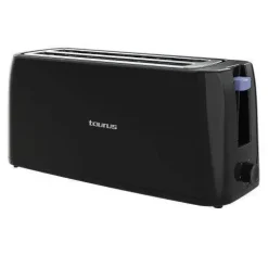 Tostador Taurus 1200W 2 Ranuras Largas Negro Living Essential 960687000