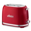 Tostador Ufesa Classic Pin Up Red 850W 2 Ranuras 7 Niveles Triple Función 71305516