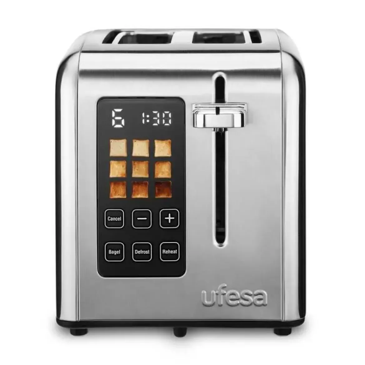 Tostador UFESA Digital, 9 Niveles, Acero Inox 71305557