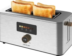 Tostador Vertical de Acero Inoxidable con Ranura Larga TOUCH&TOAST EXTRA 4845
