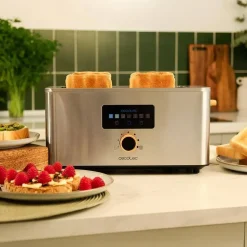 Tostador Vertical de Acero Inoxidable con Ranura Larga TOUCH&TOAST EXTRA 4845