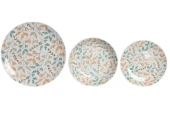 Vajilla de 18 Piezas con Estampado Floral PC-205122