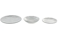 Vajilla de Porcelana de 18 Piezas Rayas Azul PC-219213
