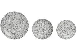 Vajilla de Porcelana de 18 Piezas Bambú Gris Claro PC-219215