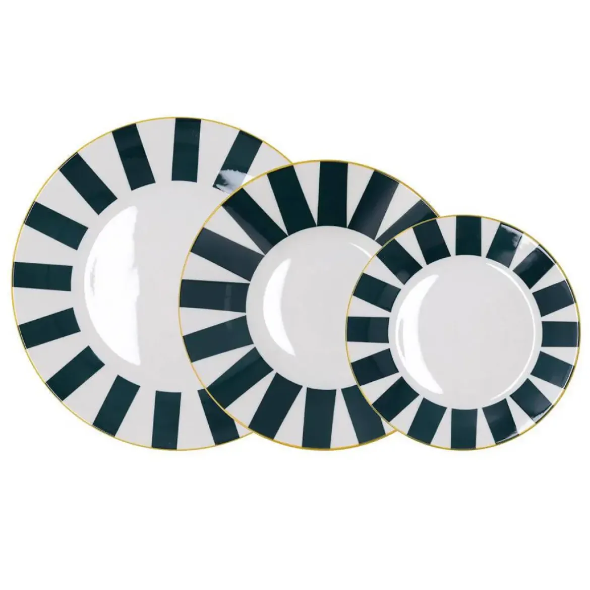 Vajilla de Porcelana Multicolor 18 Piezas Quid CHERRY