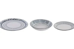 Vajilla de Porcelana 12 Piezas Azul Marino PC-233630