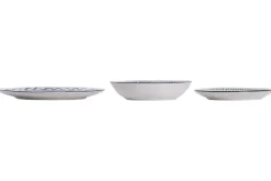 Vajilla de Porcelana 12 Piezas Azul Marino PC-233630