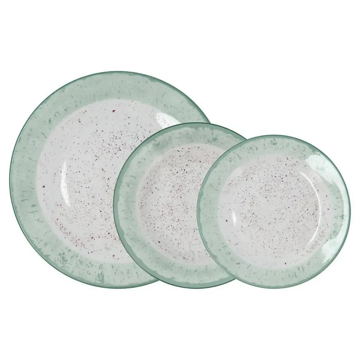 Vajilla de Porcelana 18 Piezas Turquesa Quid FARO