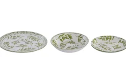 Vajilla de Porcelana 12 Piezas Verde Olivo PC-233632