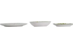 Vajilla de Porcelana 12 Piezas Verde Olivo PC-233632
