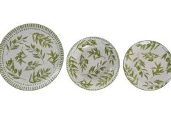 Vajilla de Porcelana 12 Piezas Verde Olivo PC-233632