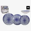 Vajilla 12 Piezas de Porcelana ESPIRAL MONACO IVORY BRILLO