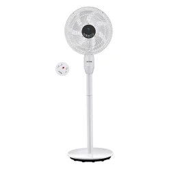 Ventilador de Pie HTW 25W 7 Aspas, 6 Velocidades, Oscilación HTWVP25YM