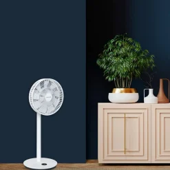 Ventilador de Pie o Sobremesa FACULA color Blanco Brisa3D