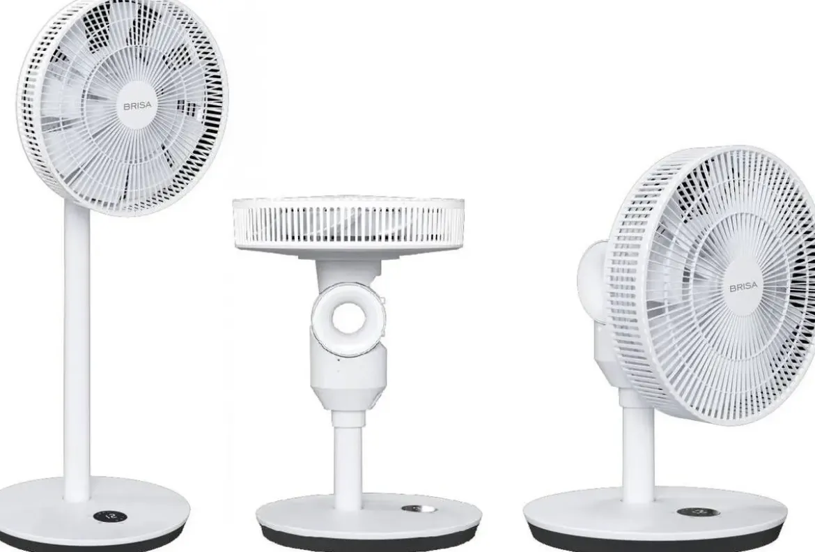 Ventilador de Pie o Sobremesa FACULA color Blanco Brisa3D