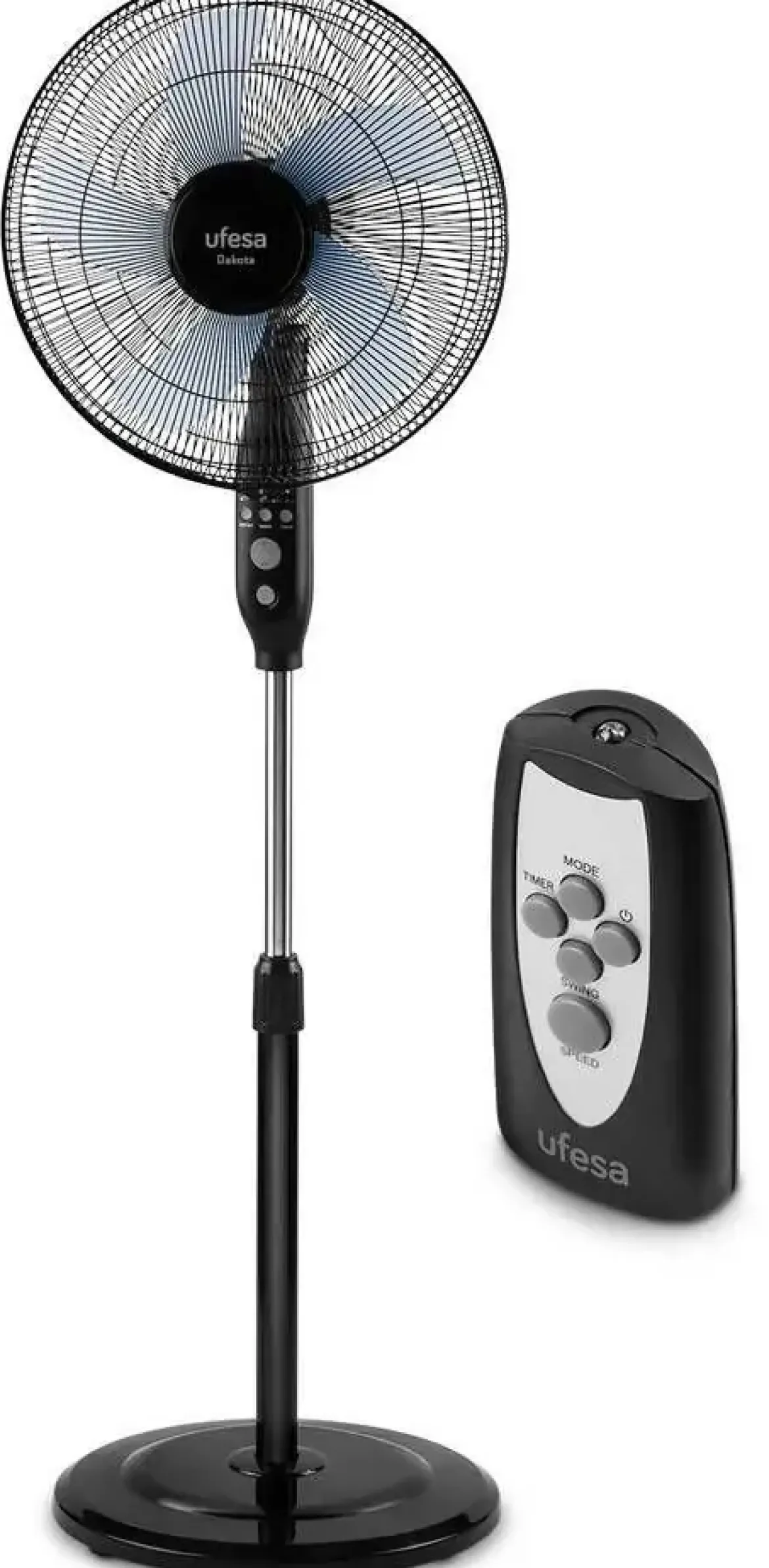 Ventilador de Pie UFESA40cm 50W Negro DAKOTA