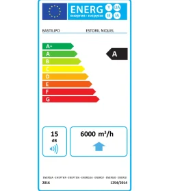 Ventilador de techo BASTILIPO Estoril Niquel 0920