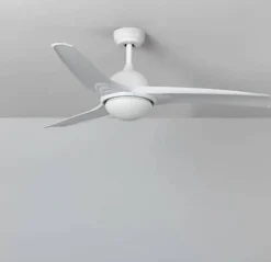 Ventilador de techo BASTILIPO Vera LED 7920 IP44 3 velocidades 132cm blanco 7920