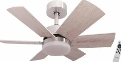 Ventilador de techo BASTILIPO Arenal DC LED mando 75cm BASTILIPO 5642