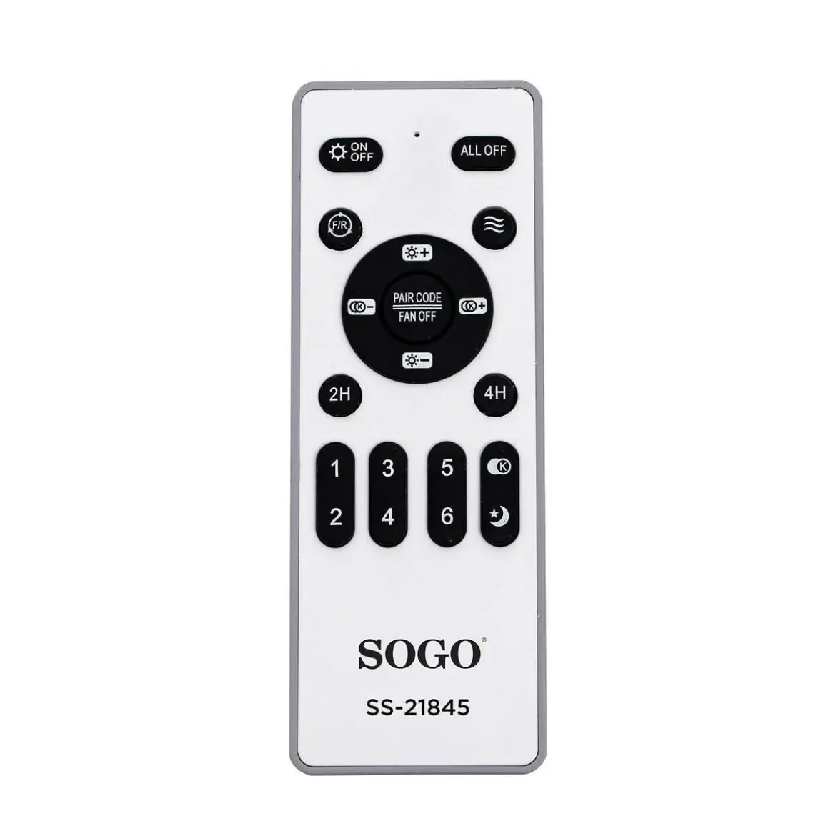 Ventilador de Techo con Luz LED Plegable Motor DC SOGO VEN-SS-21845