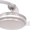 Ventilador de techo FM VTSENZAPLUS DC 107 cm Plata LED