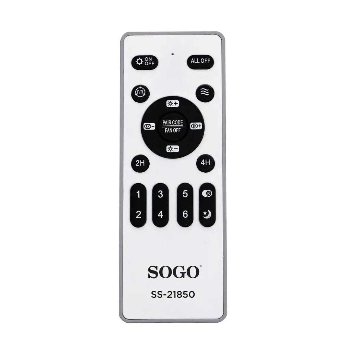 Ventilador de Techo SOGO VEN-SS-21850 con Aspas Retráctiles y Luz LED