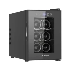 Vinoteca Termoeléctrica Silenciosa con Ventana Panorámica ORBEGOZO VT640