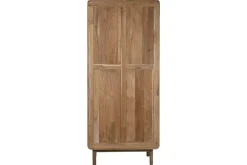 Vitrina de Cristal en Madera de Teca Natural MB-215338