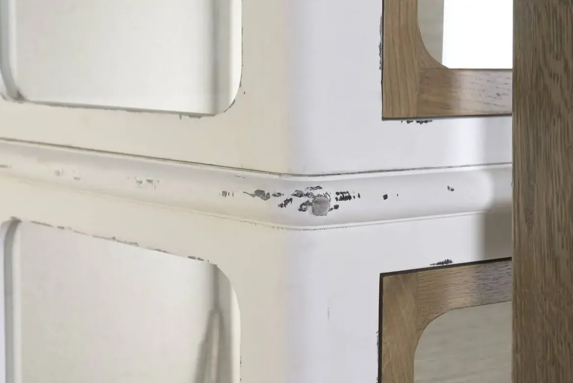 Vitrina de Madera de Acacia con 9 Puertas de Cristal MB-228434
