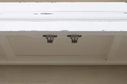 Vitrina de Madera de Acacia con 9 Puertas de Cristal MB-228434