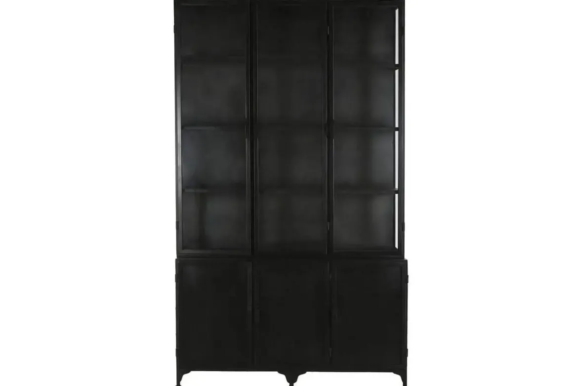 Vitrina de Metal XXL con Puertas de Cristal y Metal MB-217961