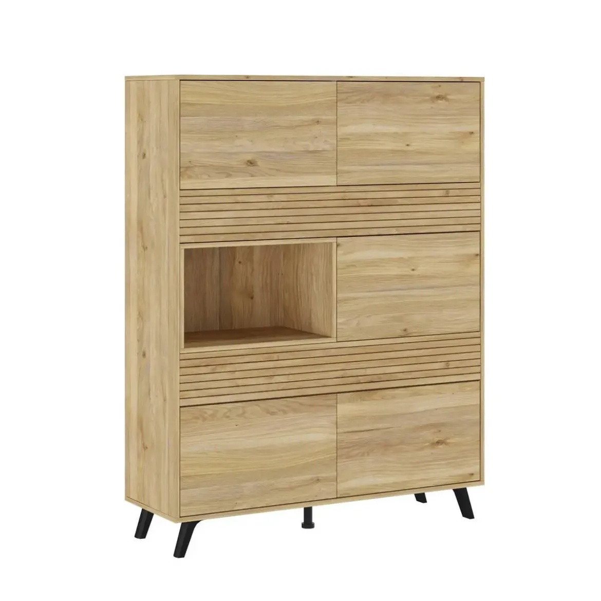 Vitrina de 5 Puertas Mauvella-Rayas SOLANA