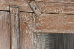 Vitrina de Salón de Madera Reciclada con Acabado Antiguo MB-213755