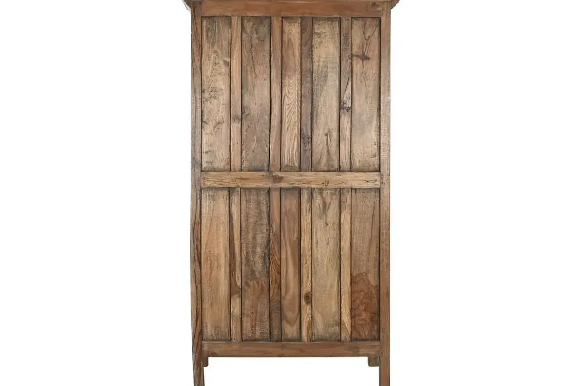 Vitrina de Salón de Madera Reciclada con Acabado Antiguo MB-213755