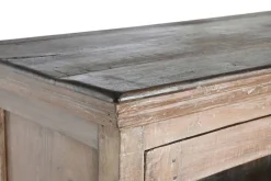 Vitrina de Salón de Madera Reciclada con Acabado Antiguo MB-213755