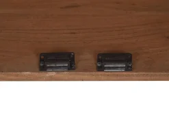 Vitrina de Salón en Madera de Acacia con Cristal MB-201135