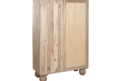 Vitrina de Salón en Madera de Acacia y Cristal MB-227295