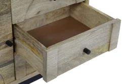 Vitrina de Salón en Madera de Mango con Cristal MB-205538