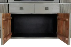 Vitrina de Salón en Madera Jamun Gris 177x40x180 cm MB-205738
