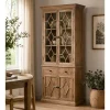Vitrina de Salón en Madera Reciclada y Olmo Natural MB-215907