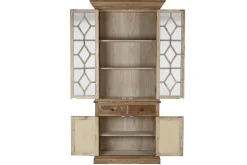 Vitrina de Salón en Madera Reciclada y Olmo Natural MB-215907